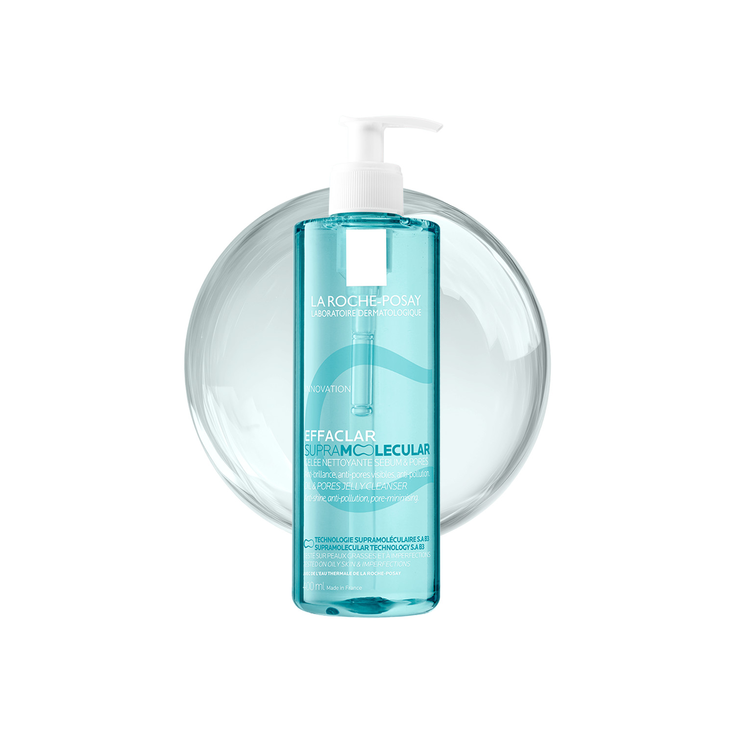 La Roche-Posay Effaclar Supramolecular Oil & Pores Correct Cleanser 400Ml