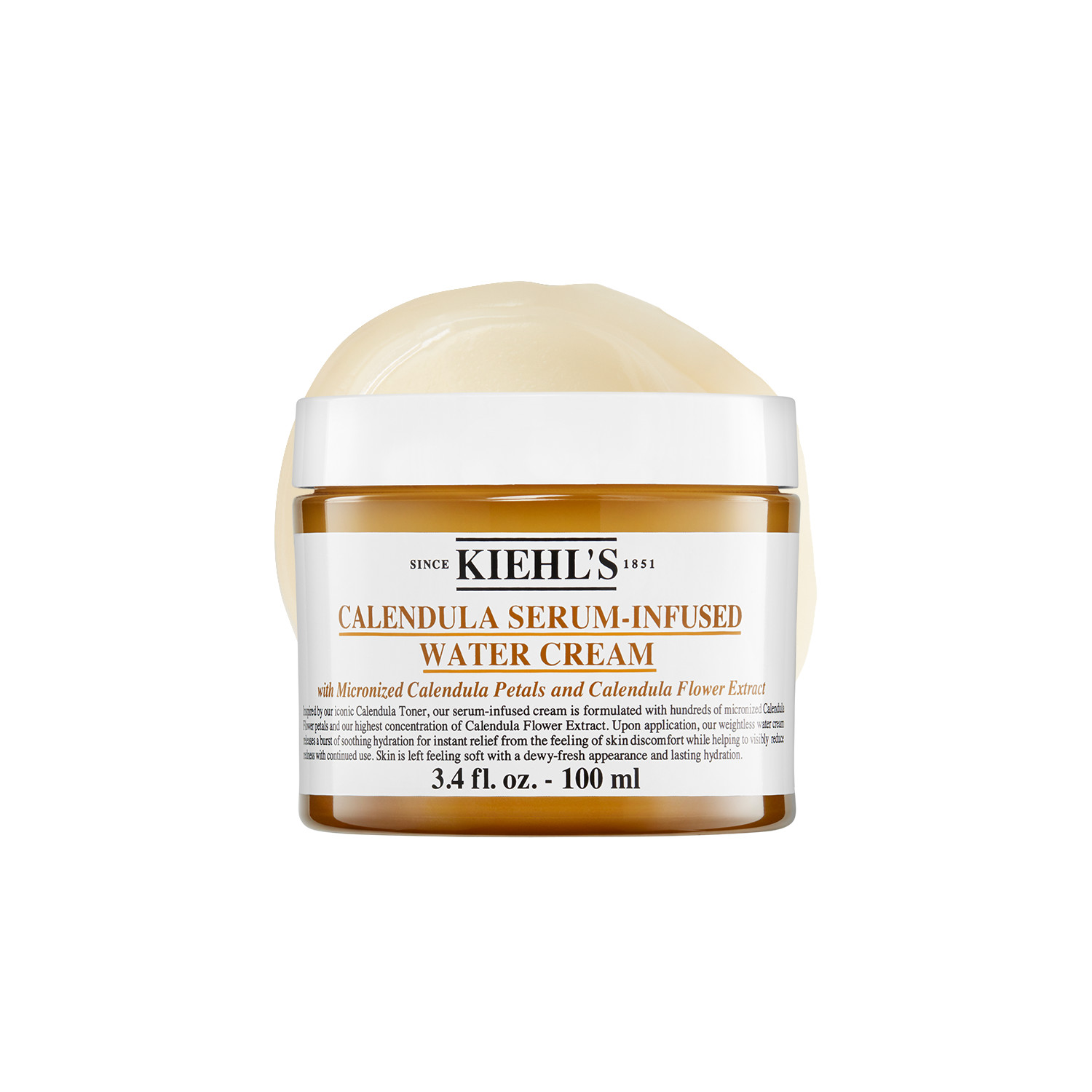 Kiehls Cream Kiehl’s Calendula Serum-Infused Water – 100Ml | Calms Skin | Lightweight Hydration | Boosts Radiance