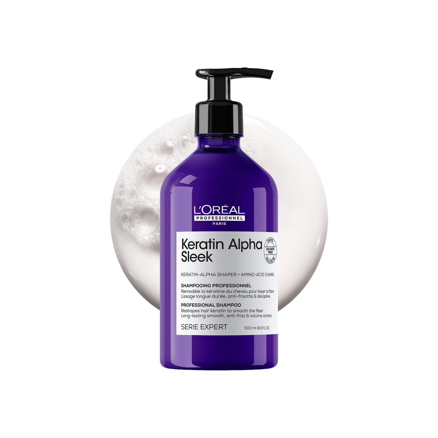 L’oréal Professionnel L'oréal Professionnel Keratin Alpha Sleek Professional Shampoo 500Ml