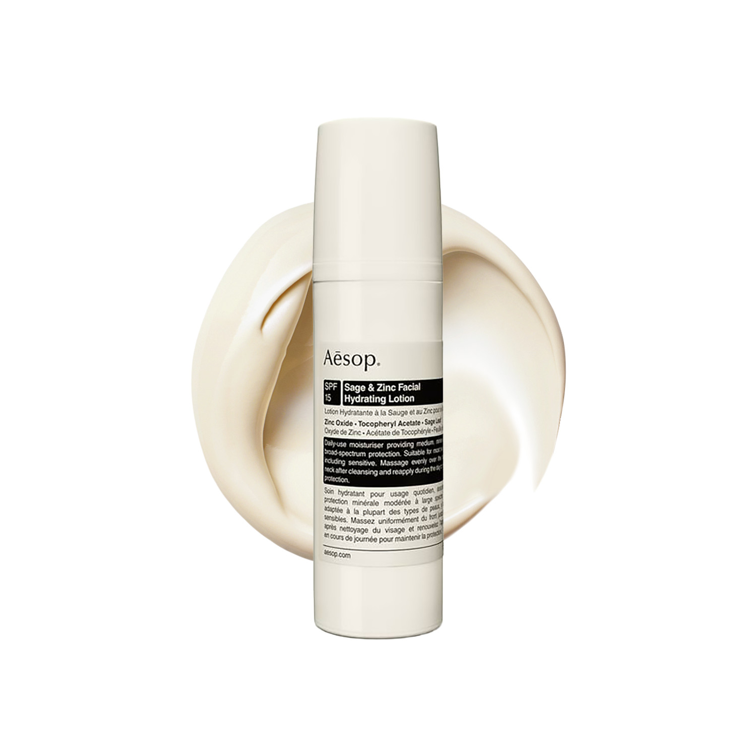 Aesop Sage & Zinc Facial Hydrating Lotion Spf15 50Ml