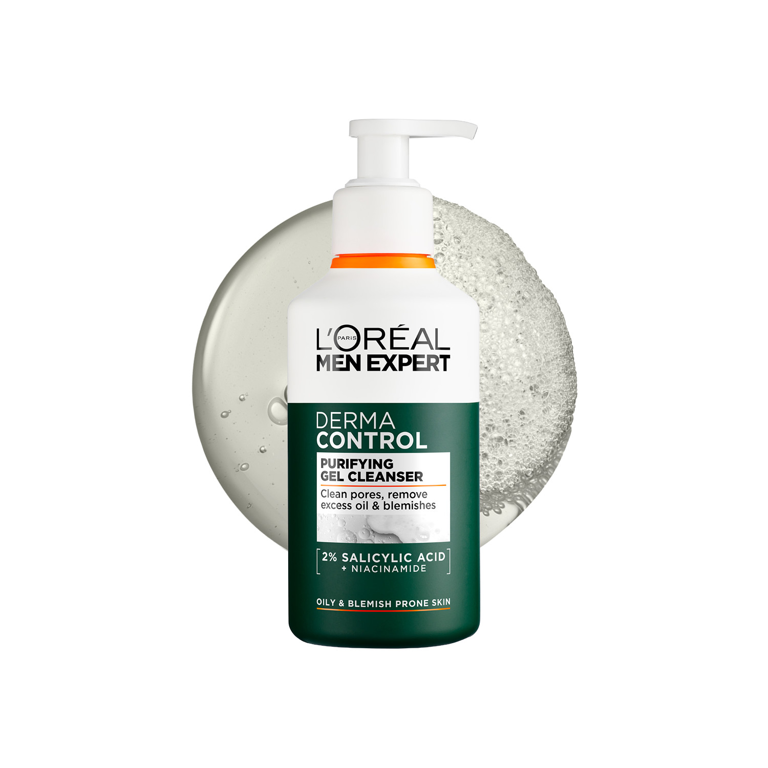 L'oréal Paris Derma Control Cleansing Gel - 260Ml | Salicylic Acid | Dermatologist Tested | Reduces Excess Oil | Licorice Root