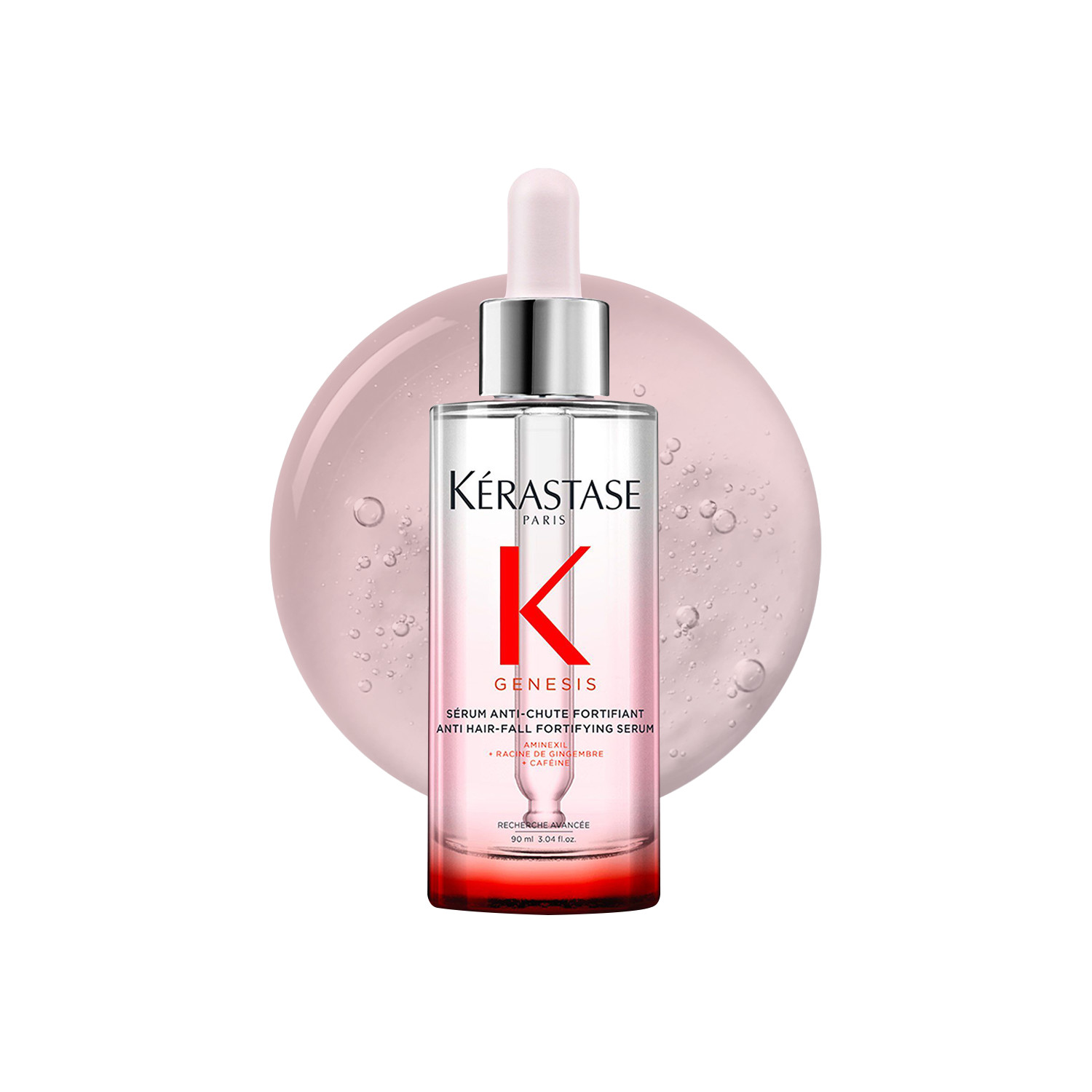 Kérastase Genesis Anti Hair Fall Serum - 90Ml | Minimises Hair Fall & Breakage | Nourishes & Strengthens Fragile Hair