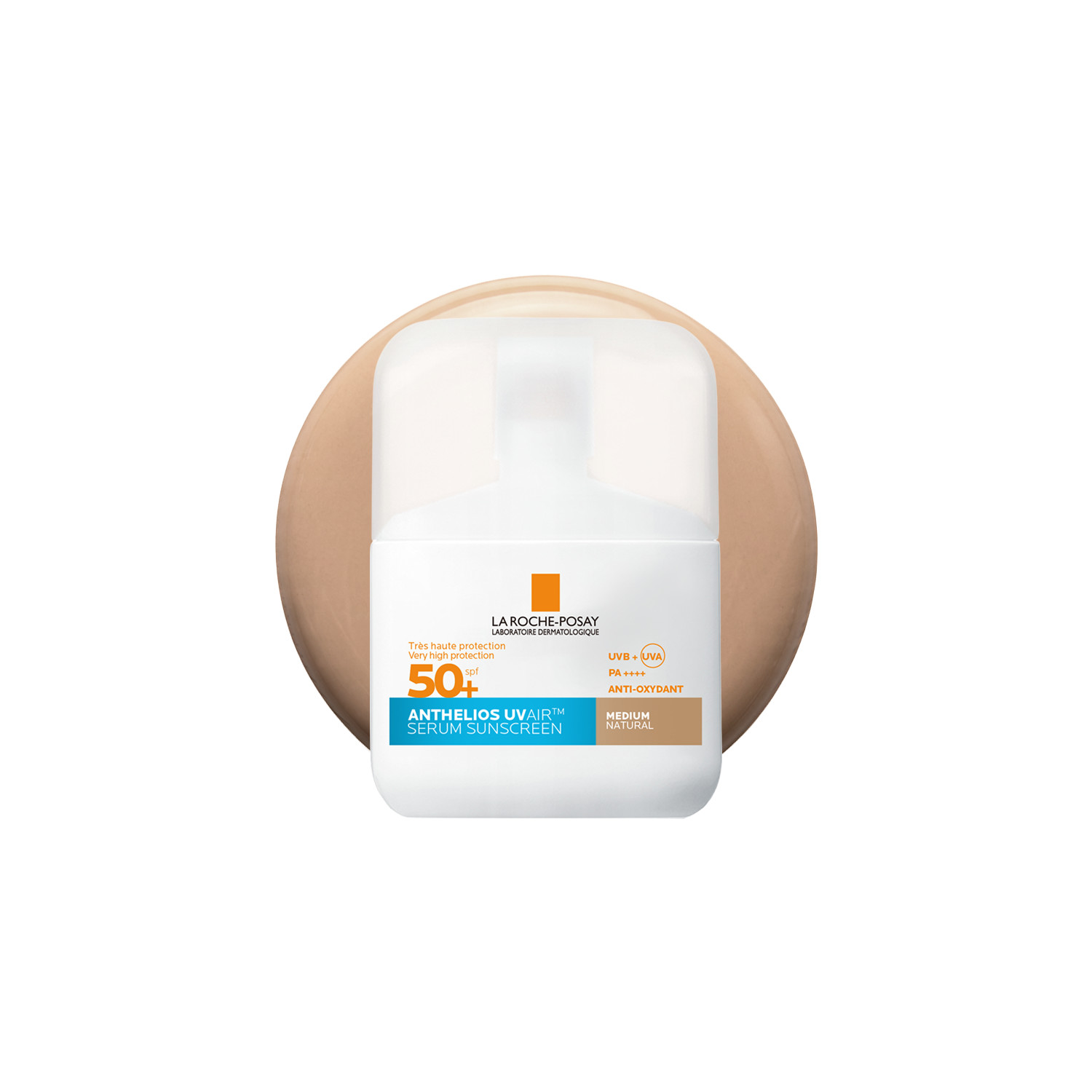 La Roche-Posay Anthelios Uvair Serum Sunscreen Shade Medium Spf50+ 50Ml