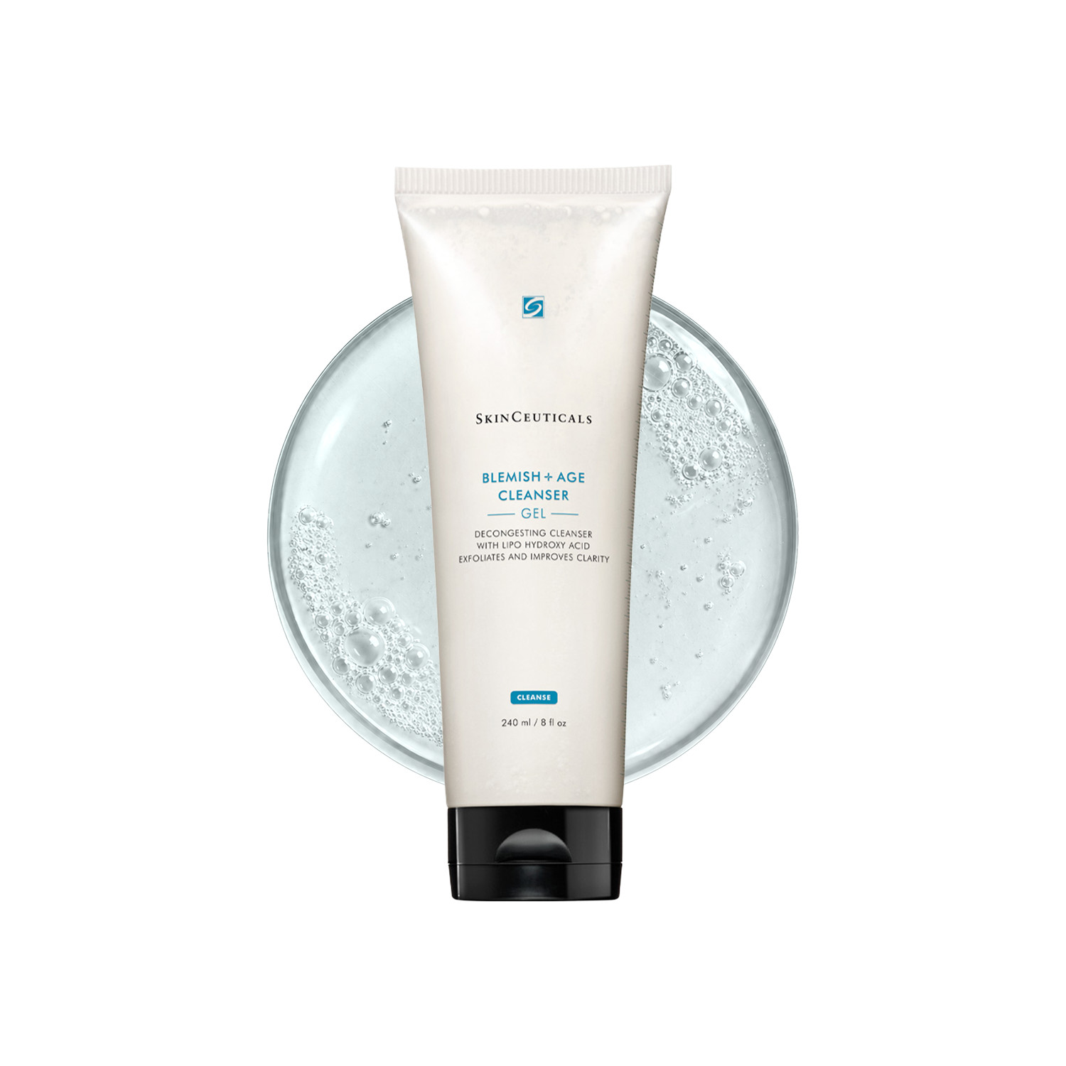 Skinceuticals Blemish + Age Cleanser – 240Ml | Clears Breakouts | Refines Pores | Exfoliates For Smooth Radiant Skin