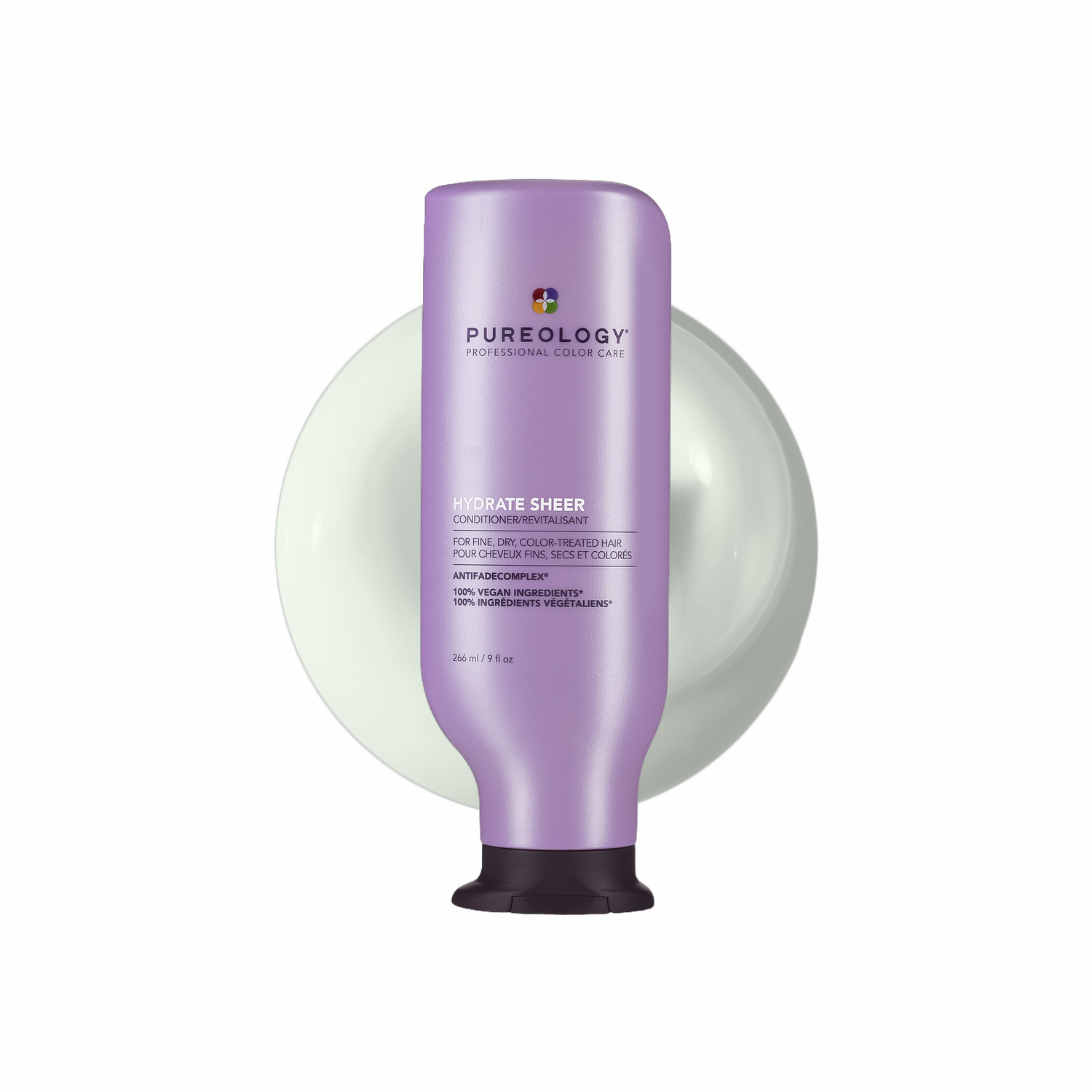 Pureology Hydrate Sheer Conditioner – 266Ml | Hydrated Deeply | Softens Hair | Improves Manageability