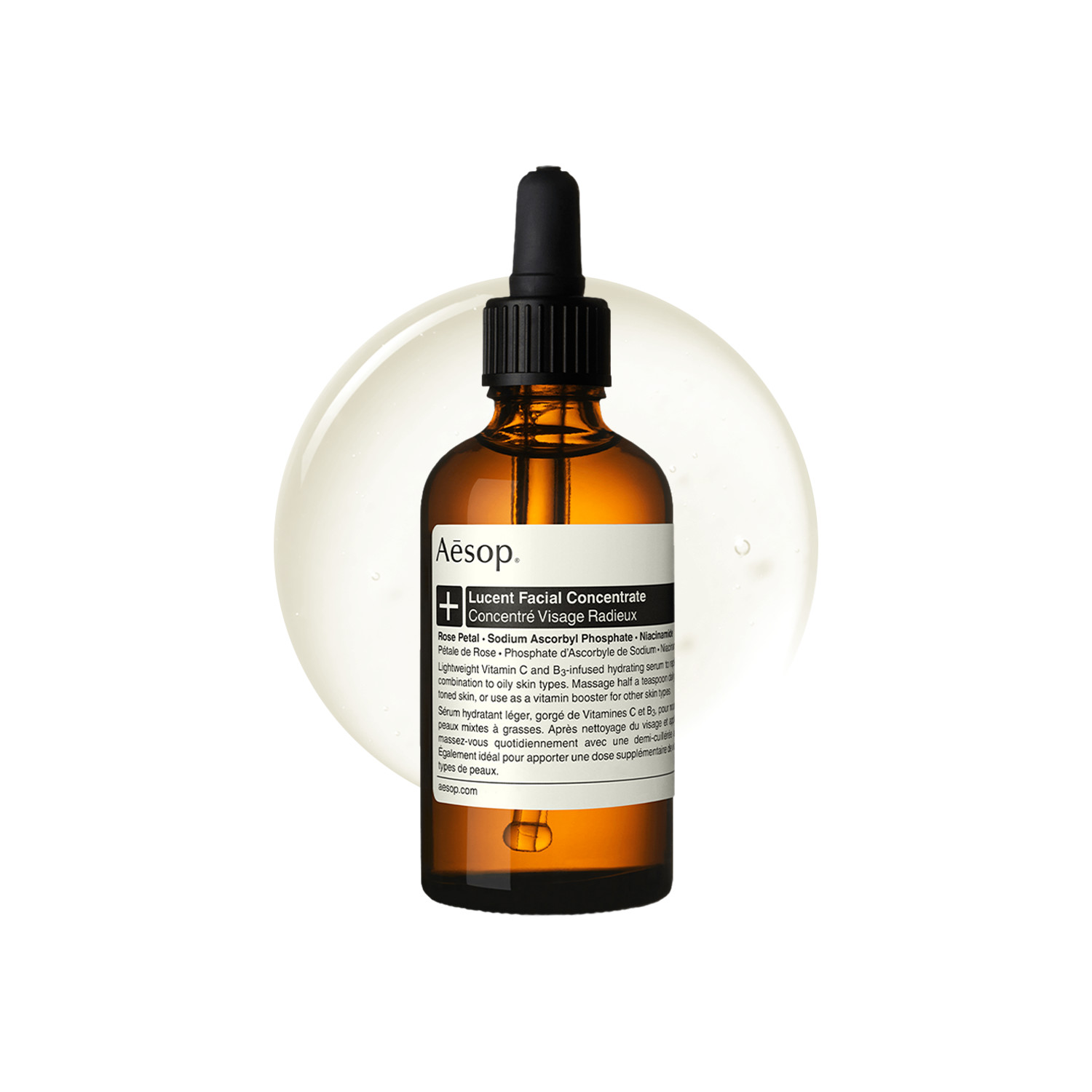 Aesop Lucent Facial Concentrate – 60Ml | Deeply Hydrates | Improves Texture | Boosts Radiance