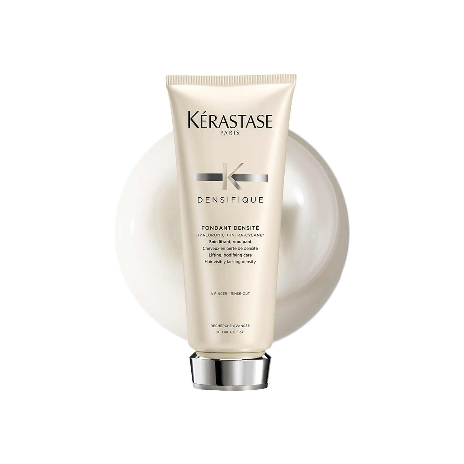 Kérastase Densifique Fondant Densité Conditioner - 200Ml | Hyaluronic Acid | Intra-Cylane® | Strengthens & Adds Volume | Fine Hairs