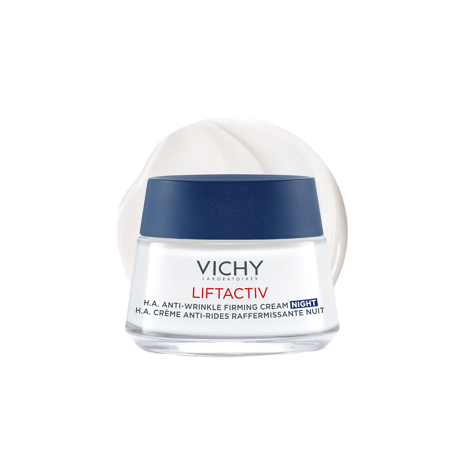 Vichy Cream Liftactiv Anti-Wrinkle Firming Night - 50Ml | Firms Skin | Reduces Wrinkles | Hydrates Overnight | Anti-Ageing Formula