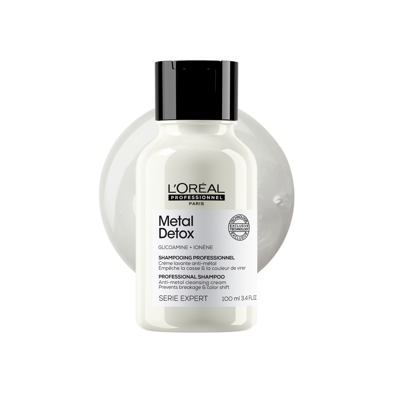L’oréal Professionnel L'oréal Professionnel Serie Expert Metal Detox Shampoo - 100Ml | Reduces Breakage By Up To 87% | Leaves Hair Smoother & Shiner