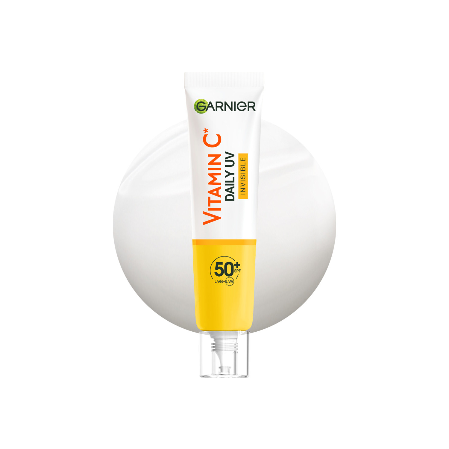 Garnier Dark/Light Vitamin C Brightening Fluid Invisible Spf50 - 40Ml | Dermatologist Tested | Non-Comedogenic | Peptides & Hyaluronic Acid | Lightweight