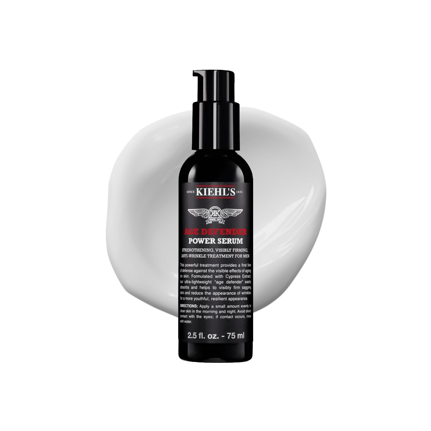 Kiehl’s Men's Kiehl's Age Defender Power Serum - 75Ml | Colourant Free | Reduce Wrinkles | Anti-Wrinkle Serum