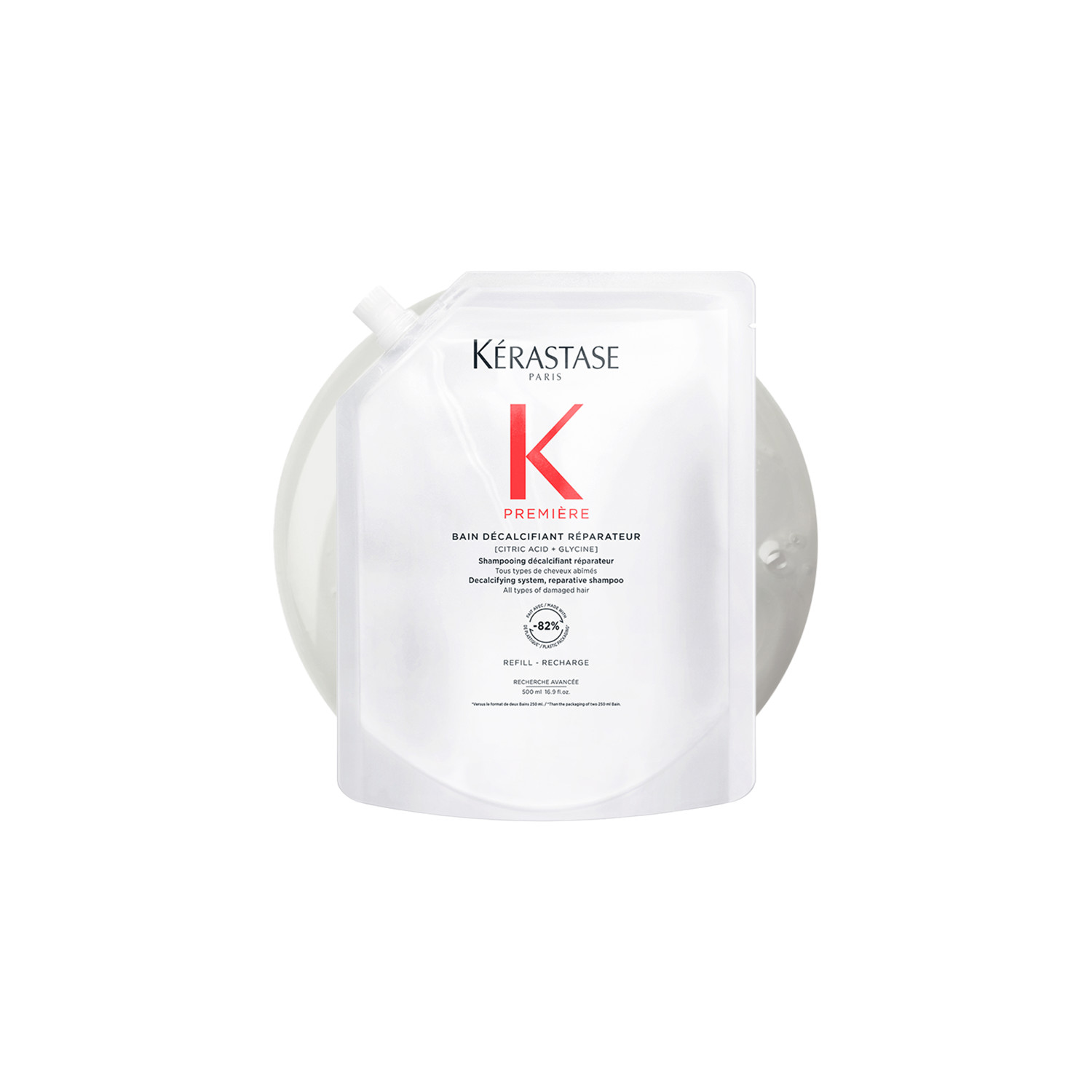 Kérastase Première Bonding Advanced Repairing Shampoo 500Ml | Gently Cleanses & Removes Excess Calcium | Hair Is Up To 73% Shinier & 2X Smoother
