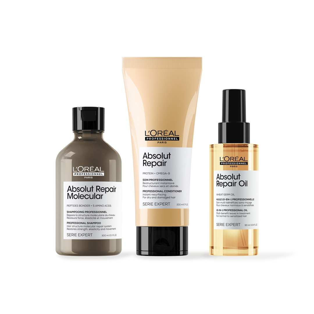 L'Oreal Professionnel Paris Serie Expert Absolut Repair Molecular Shampoo 300ml - Image 14