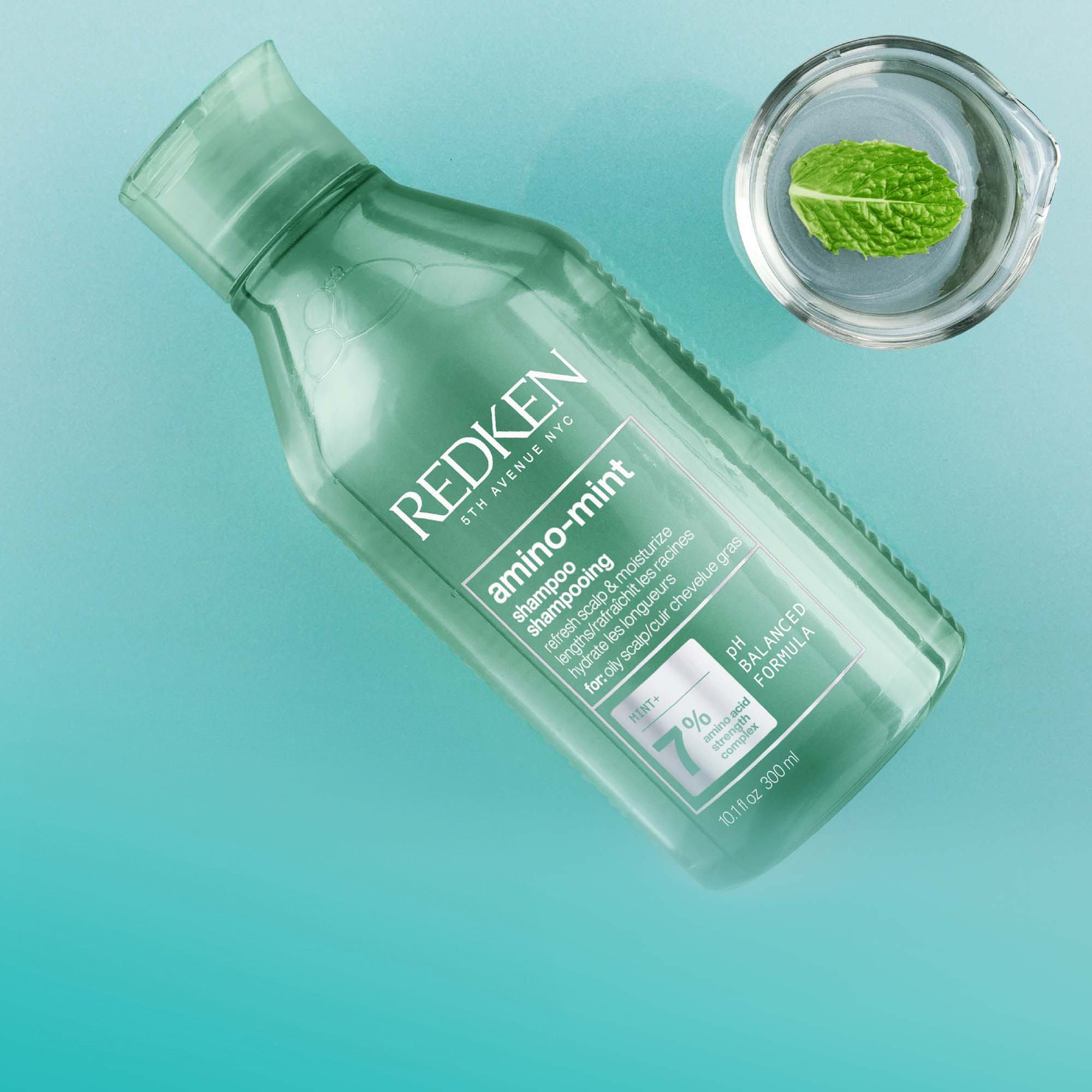 Redken Amino Mint Scalp Cleansing Shampoo For Greasy Hair and Oily Scalps 300ml - Image 11