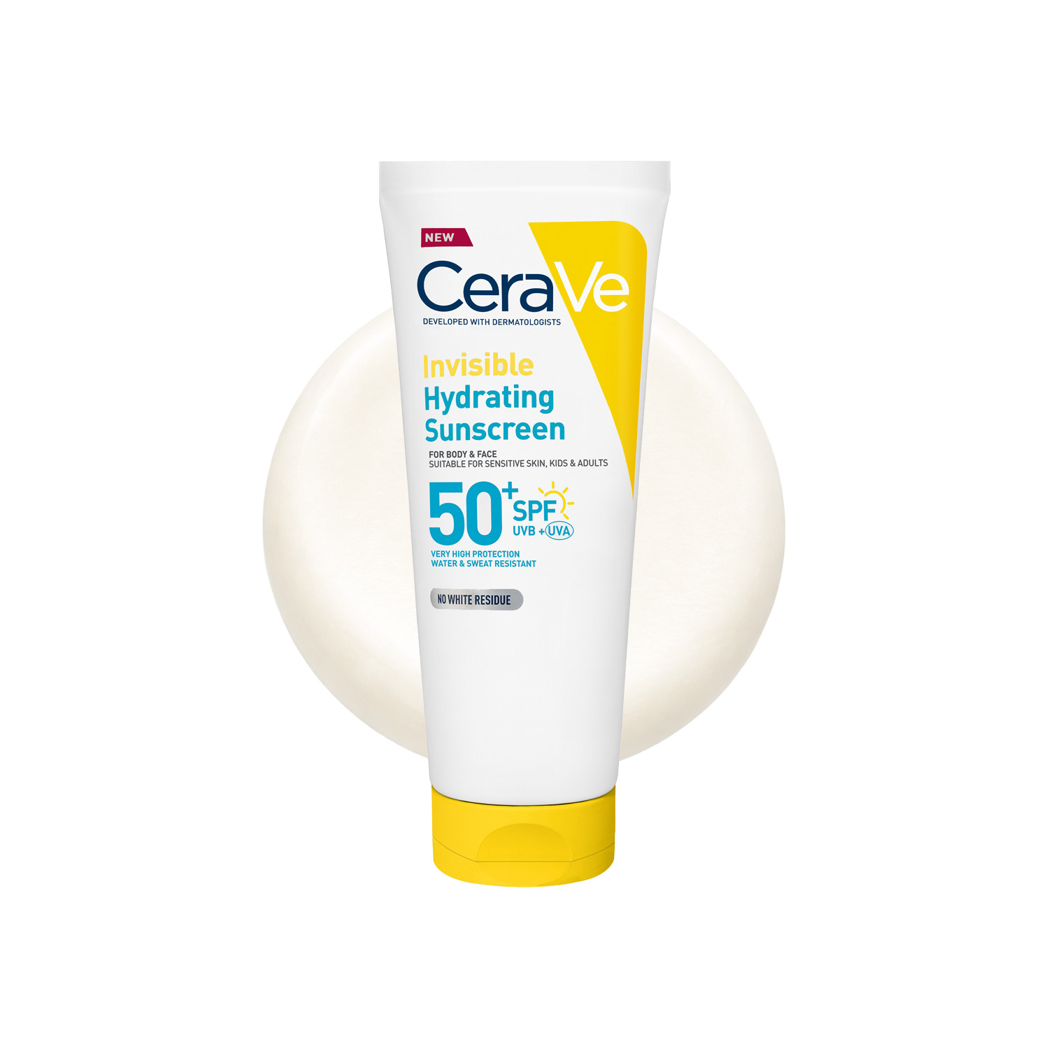 Cerave Invisible Hydrating Sunscreen Spf50+ - 75Ml | Delivers Up To 24-Hour Hydration | Strengthens The Skin’s Natural Barrier