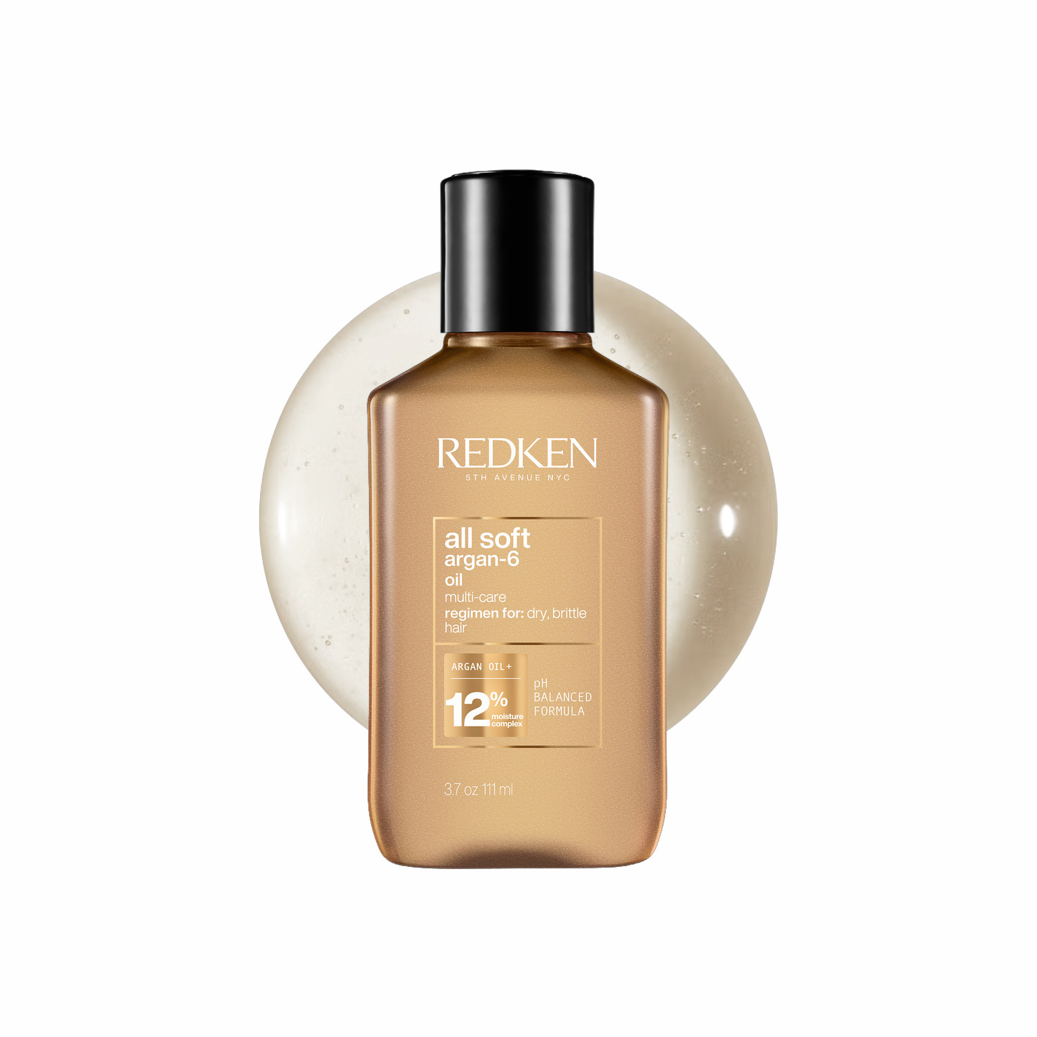 Redken All Soft Argan-6 Multi-Care Oil – 111Ml | Adds Shine | Restores Softness | Multi Benefit Hair Care