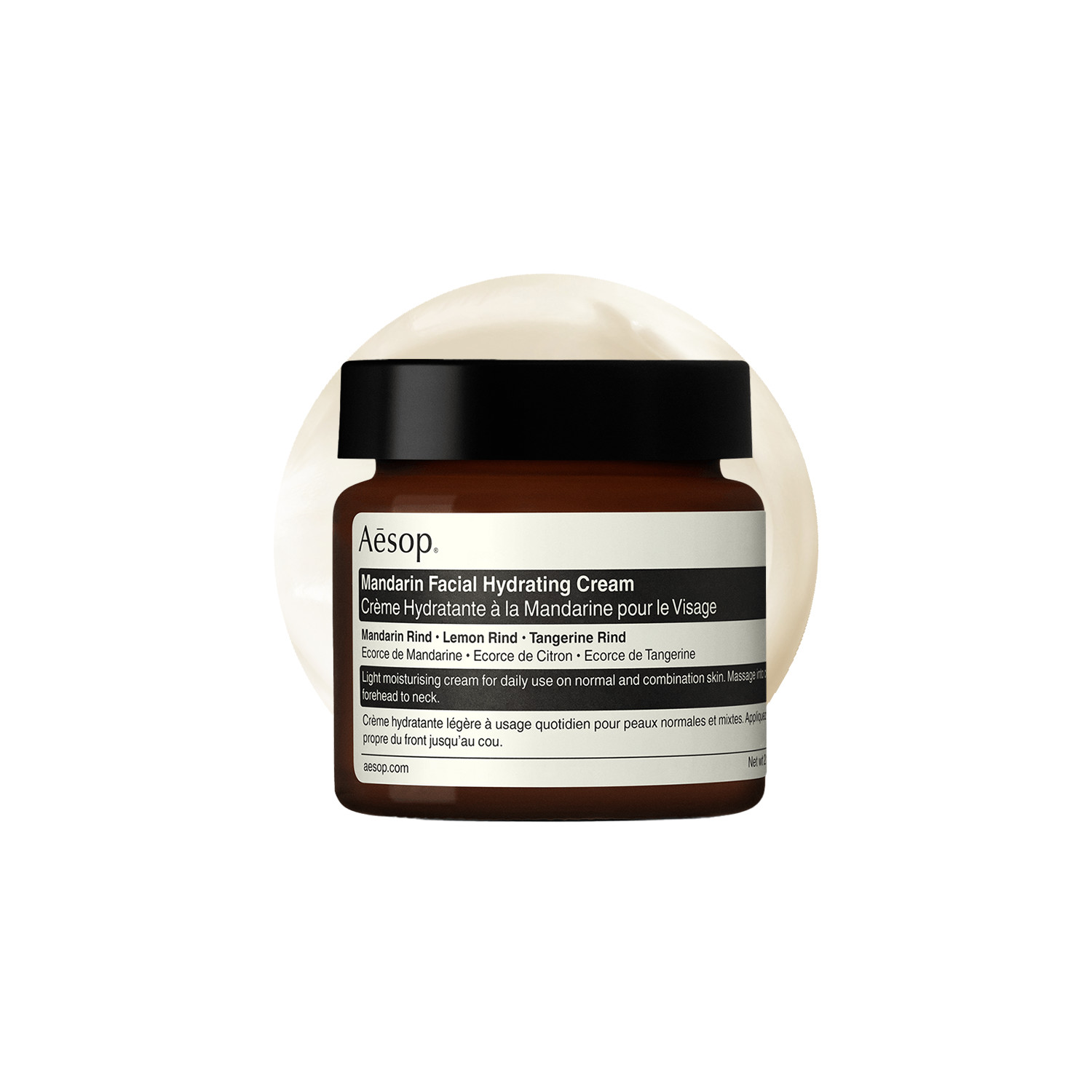 Aesop Cream Mandarin Facial Hydrating - 60Ml | Vitamin E | Citric Acid | Saccharide Isomerate | Skin Tonning