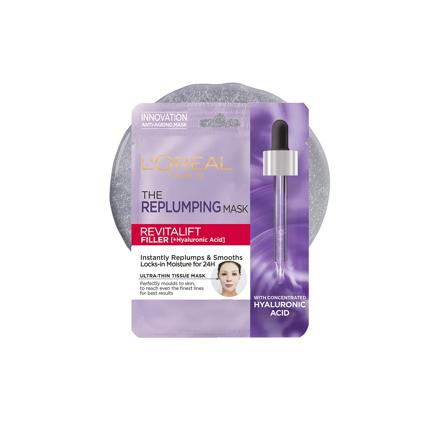 L'Oréal Paris Revitalift Filler Replumping Tissue Mask | Noli