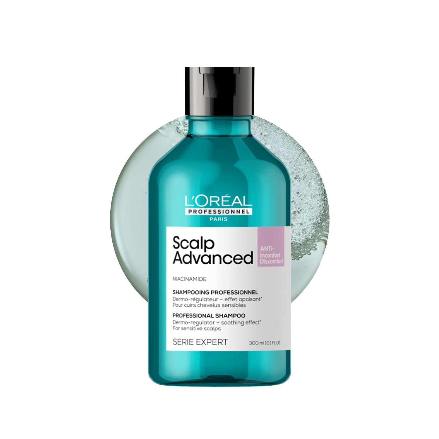 L’oréal Professionnel L'oréal Professionnel Scalp Advanced Anti-Discomfort Shampoo - 300Ml | Relief From Itchiness & Dryness | Enriched With Niacinamide | Gently Cleanses