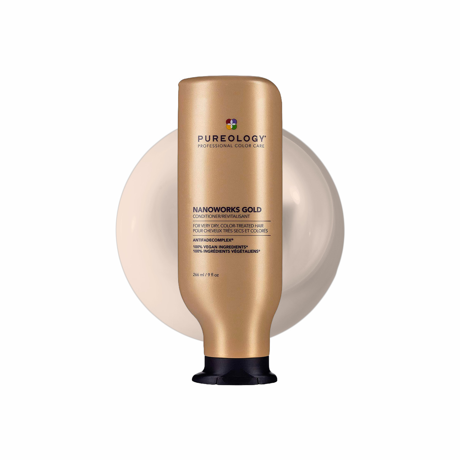 Pureology Gold Nanoworks Conditioner – 266Ml | Hydrated Deeply | Improves Texture | Boosts Radiance