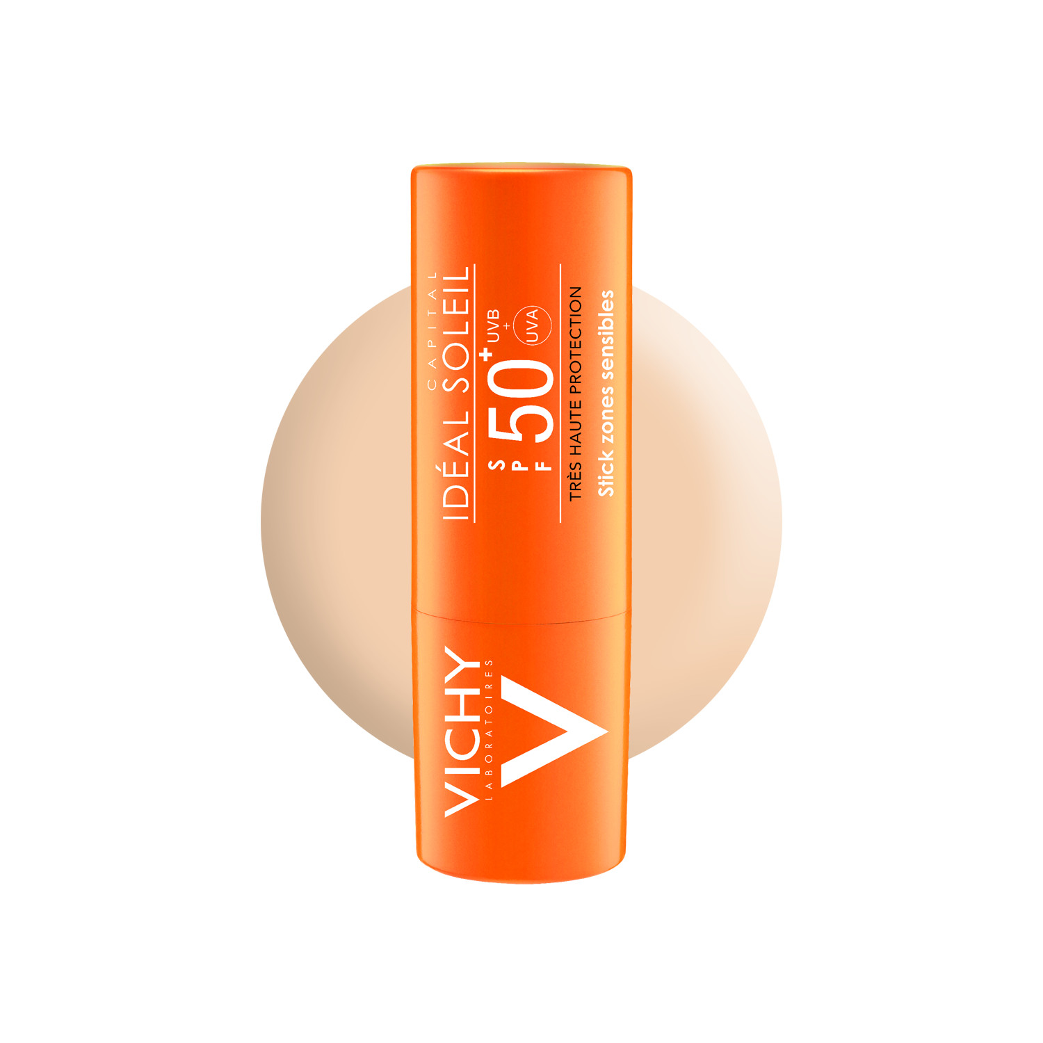 Vichy Capital Soleil Invisible Stick Spf50+ - 9G | Invisible Dry Touch Finish | Suitable For Sensitive Areas On The Face