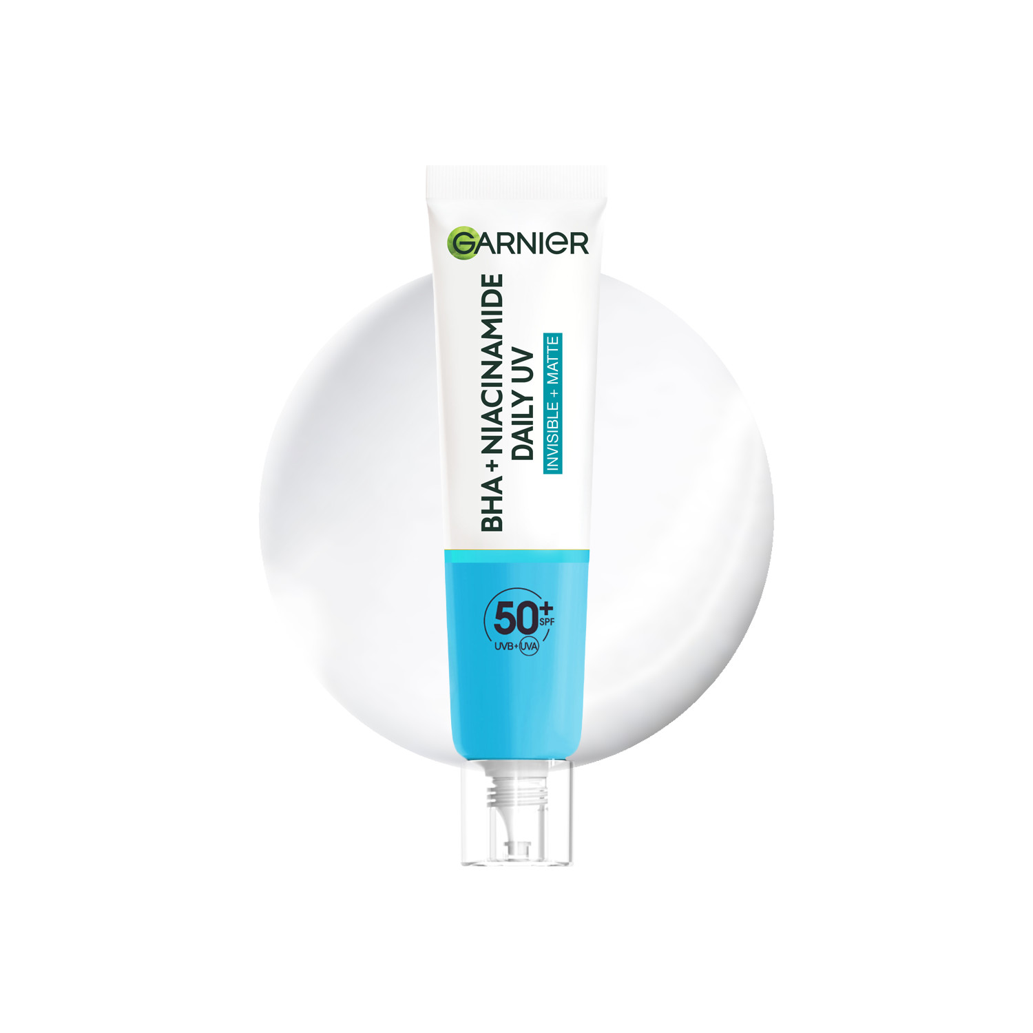 Garnier Bha + Niacinamide Daily Uv Fluid Spf50+ - 40Ml | Cruelty Free | Dermatologist Tested | Mattifying Daily Uv Fluid | Non-Comedogenic