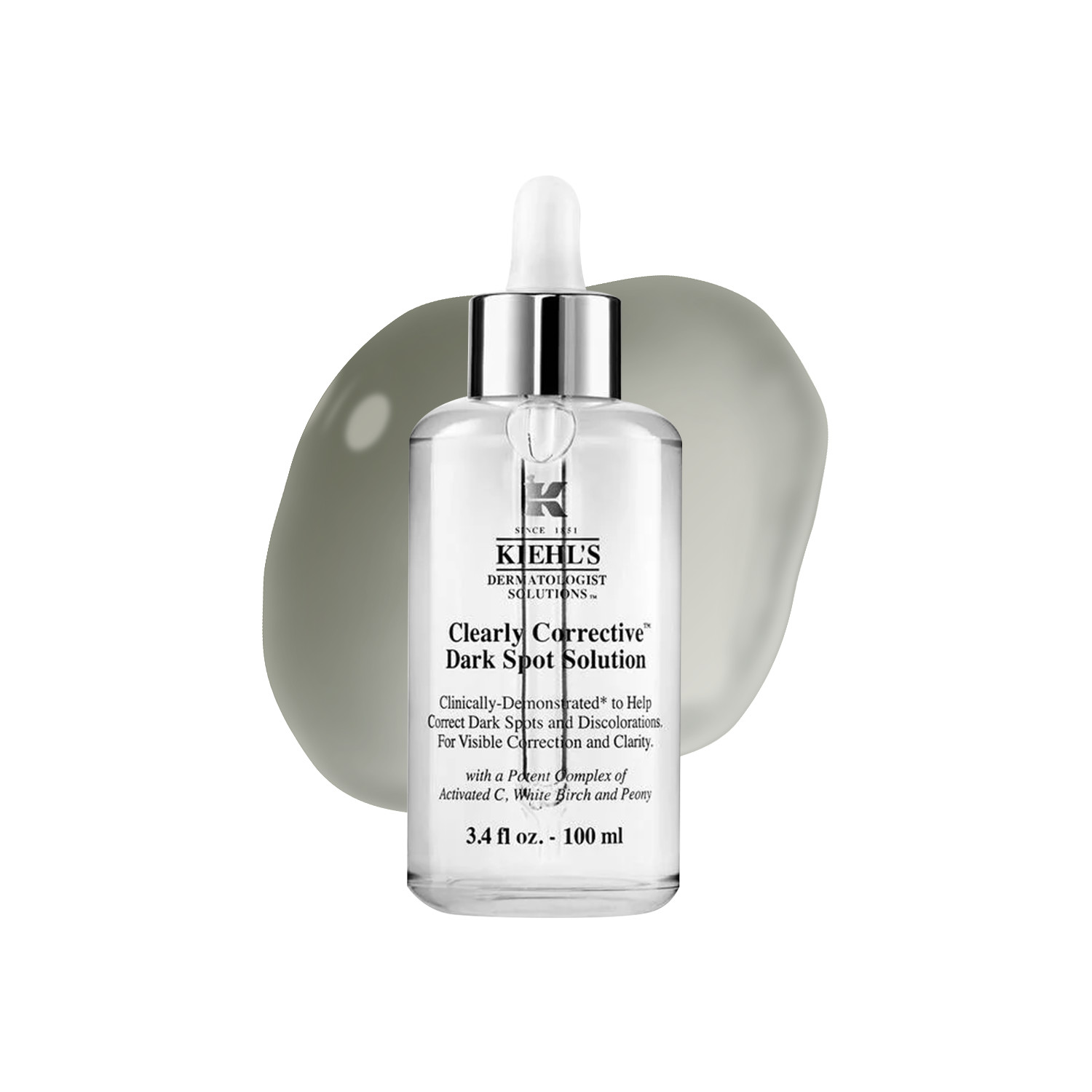 Kiehl’s Dark Clearly Corrective Spot Solution – 100Ml | Brightens Skin | Fades Spots | Promotes Even Skin Tone