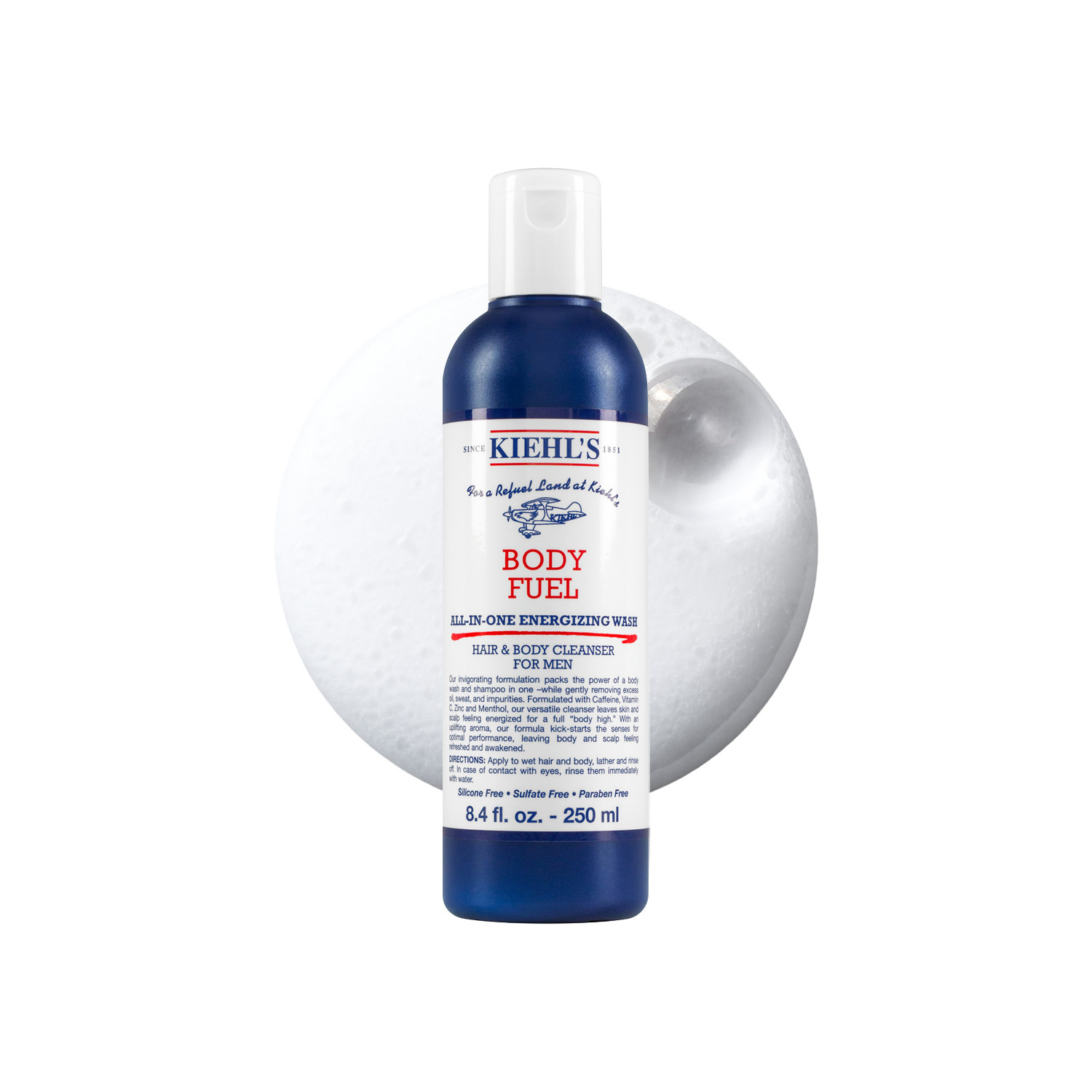 Kiehl’s Kiehl's Body Fuel Hair & Body Wash 250Ml