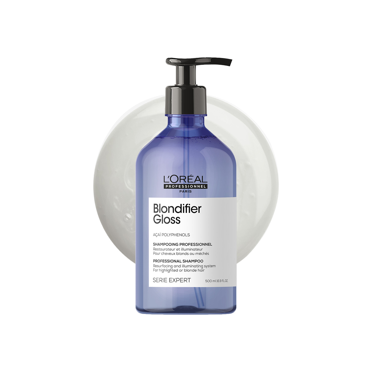 L’oréal Professionnel L'oréal Professionnel Serie Expert Blondifier Gloss Shampoo - 500Ml | Enhances Multidimensional Shine & Radiance | Provides Nourishment