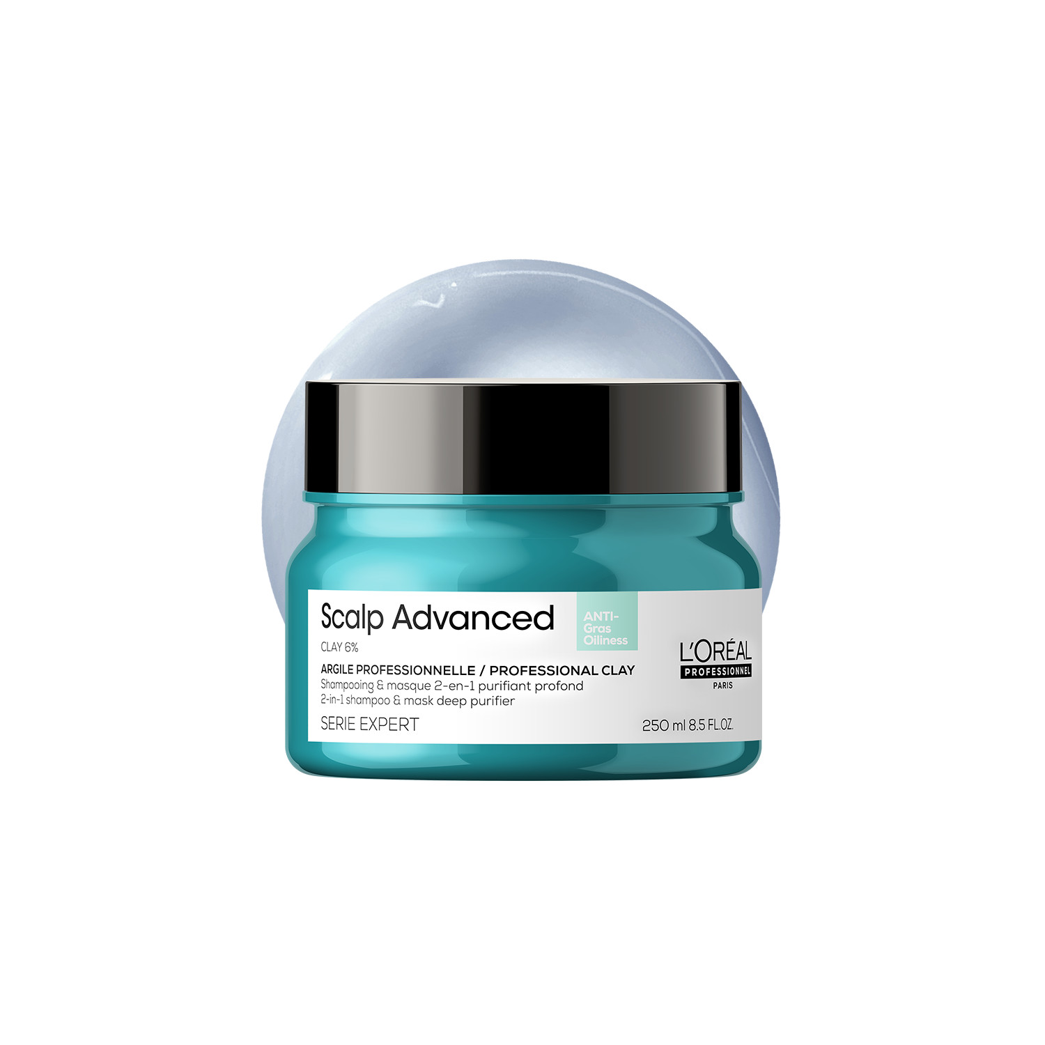 L’oréal Professionnel L'oréal Professionnel Scalp Advanced Purifier Clay – 250Ml | Purifies Scalp | Removes Impurities | Balances Oil