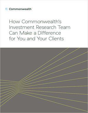 How Commonwealth’s Investment Research Team Can Make a Difference