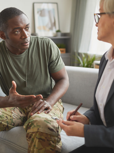 Discussions with Military and Veteran Clients Image