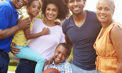 a multigenerational black family