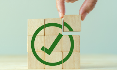 a checkmark indicating completion of investment adviser code of ethics requirements