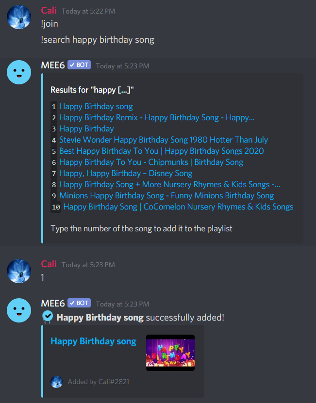 discord queue multiple songs at once