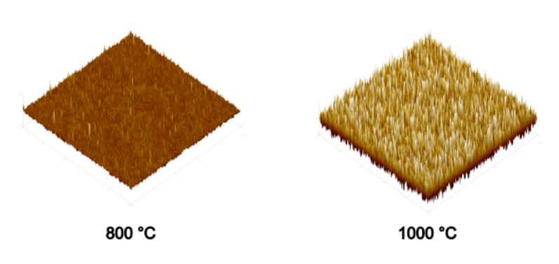 AFM surface topography example