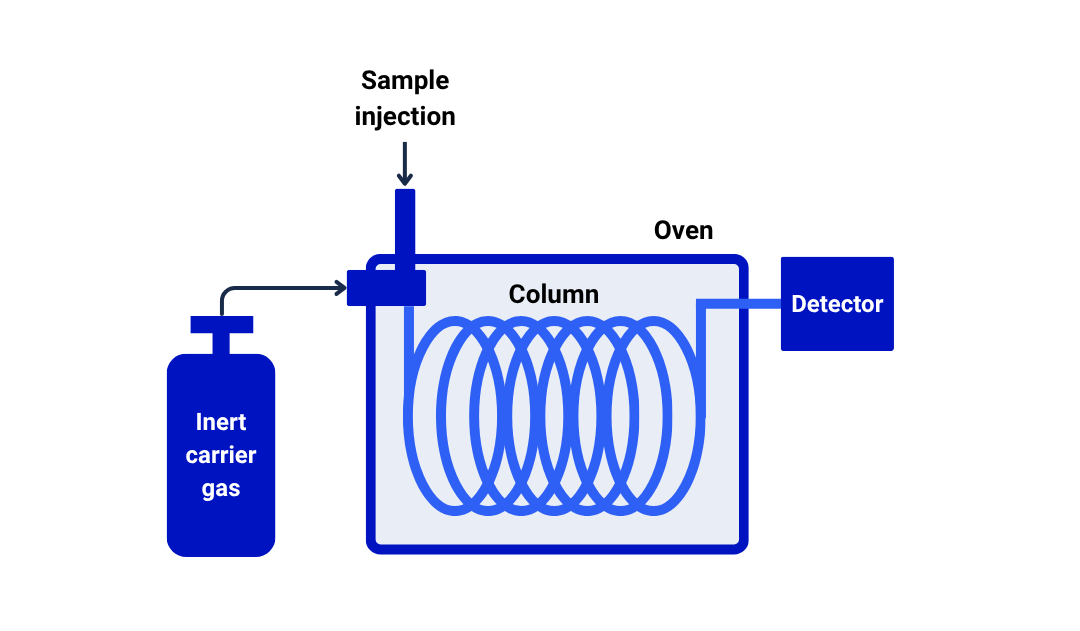 Gas chromatography working principle