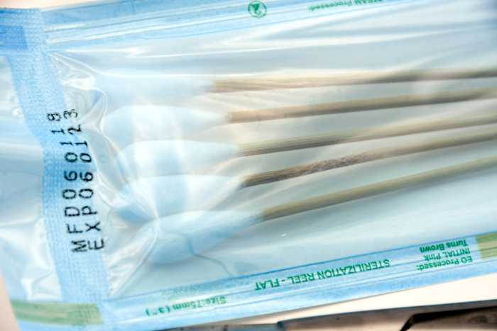 Sterile cotton swabs