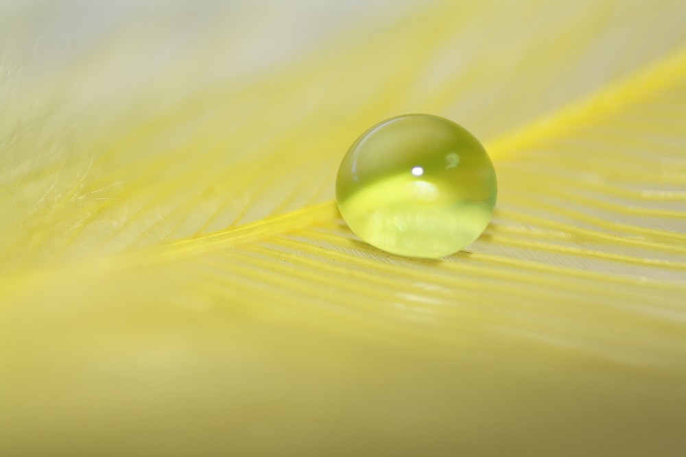 Surface energy testing droplet