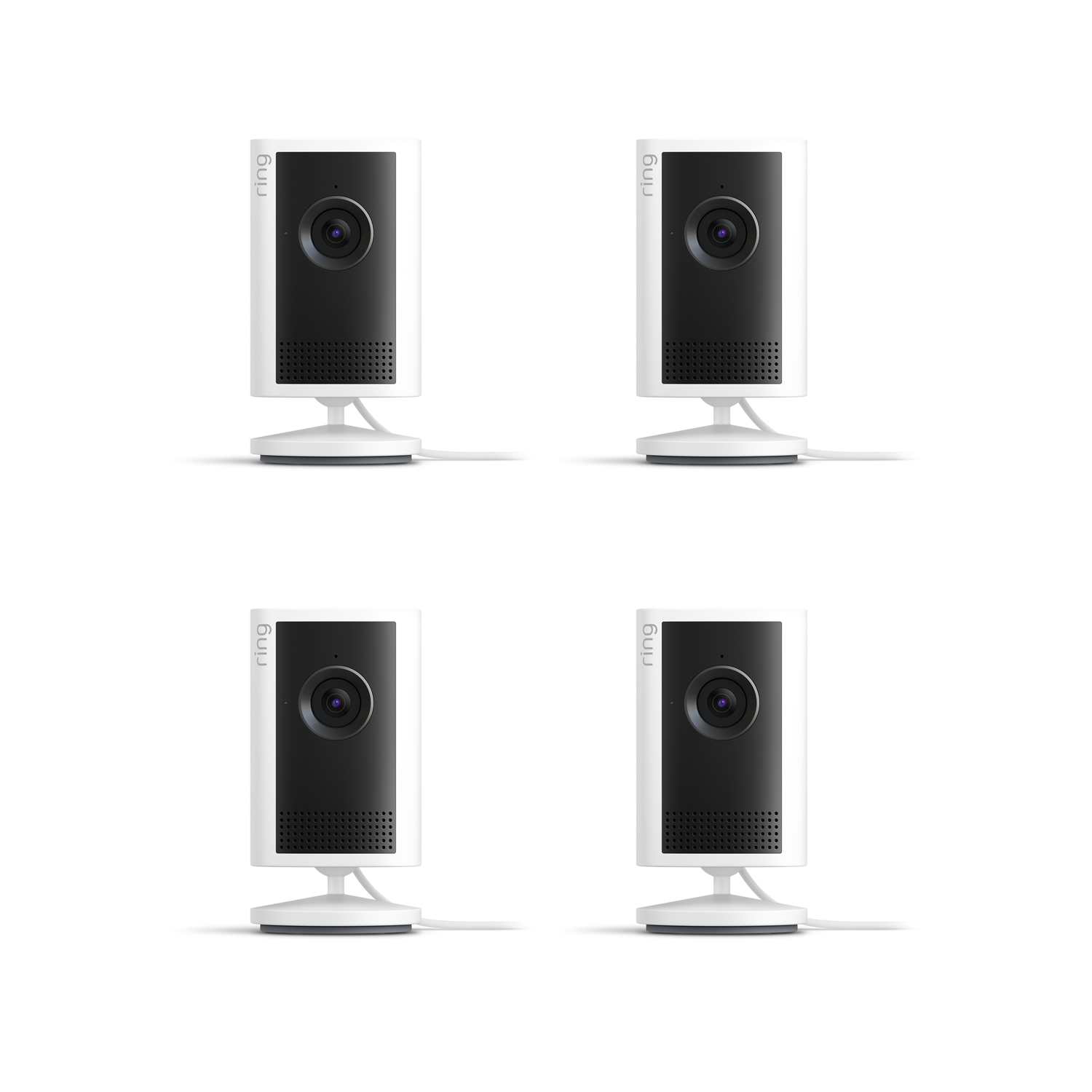 Indoor Cam Plus (Featuring Retinal 2K) - Plug-In / White / 4-pack