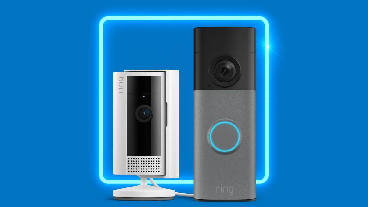Ring Battery Doorbell 2K and Indoor Cam promo hero