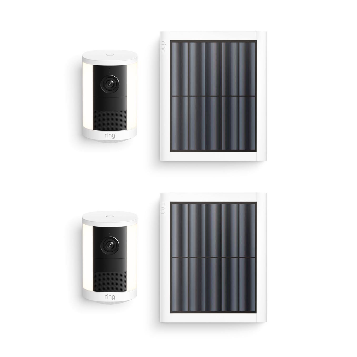 Spotlight Camera (2nd Gen)(Featuring Retinal 2K) - Solar / White / 2-Pack