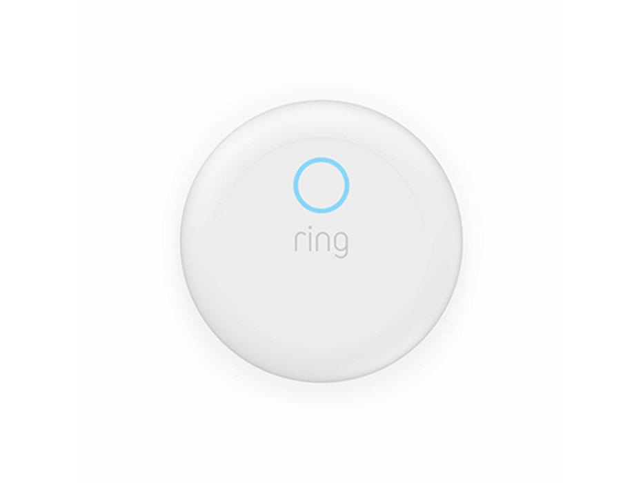 Straight-on view of a Ring Alarm Smoke & Co Listener device