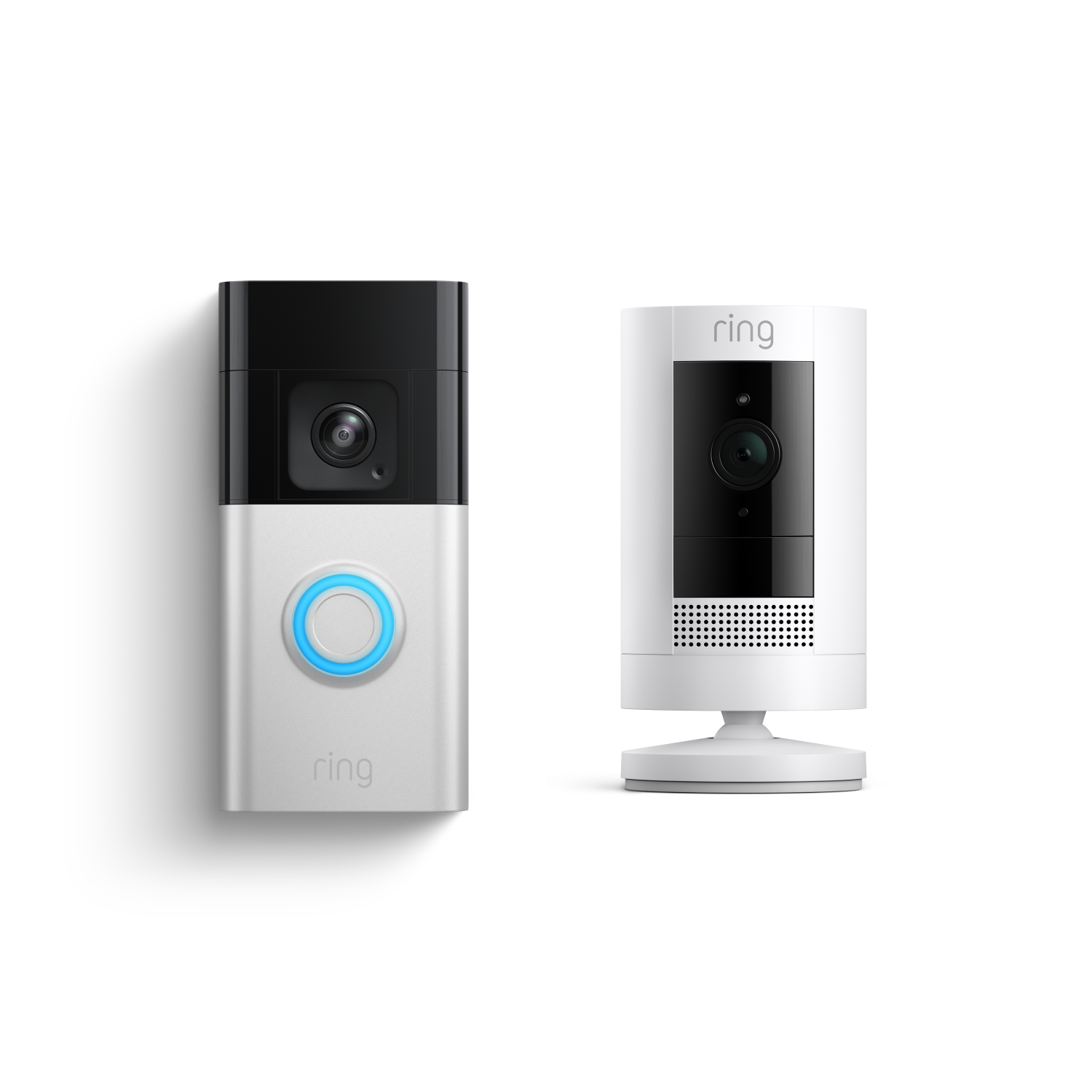Battery Video Doorbell Pro + Stick Up Cam Battery - White