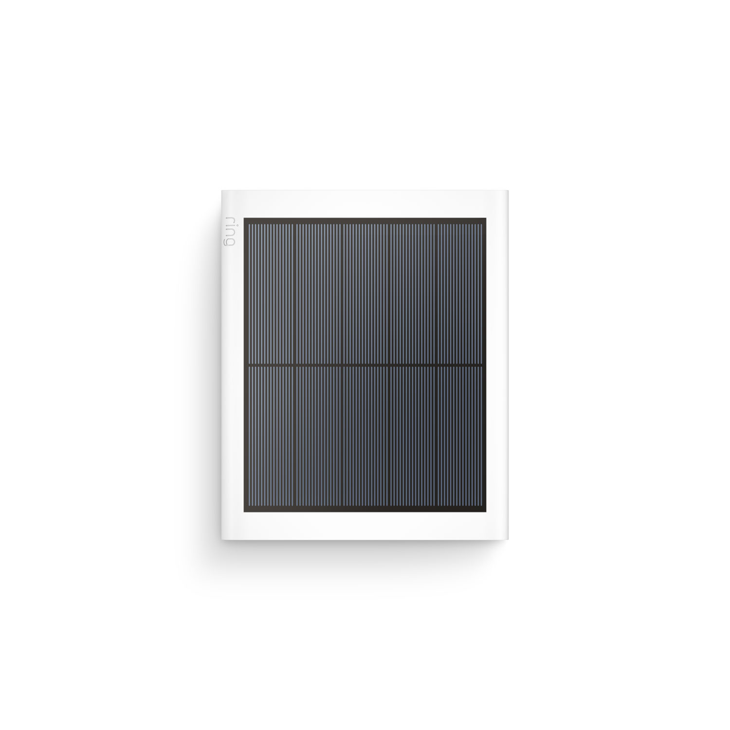 Solar Panel (Battery Doorbell (Newest Model), Battery Doorbell Plus (Newest Model), Battery Doorbell Pro (Newest Model)) - Small rectangular solar panel with a white frame and dark grid cells, shown front-facing on a plain white background.