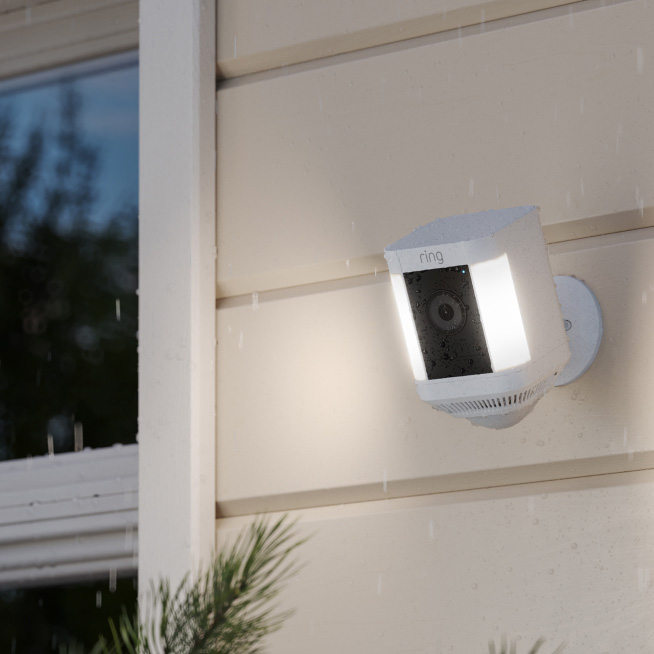 Ring Floodlight Cam Wired Plus - Smart Security Video Camera with