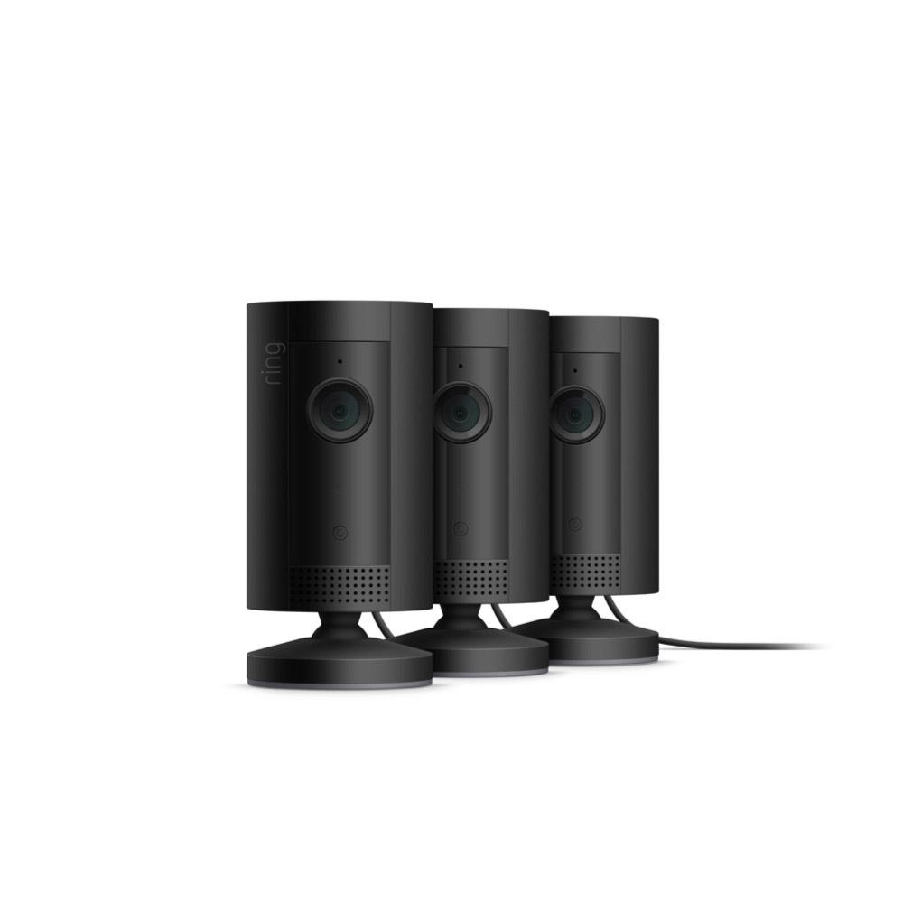 Indoor Cam (for Certified Refurbished) - Plug-in / 3-Pack / Black