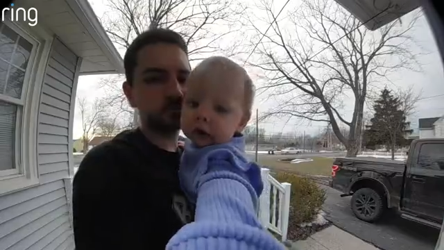  Father daughter Two Way talk on Ring Battery Doorbell Plus