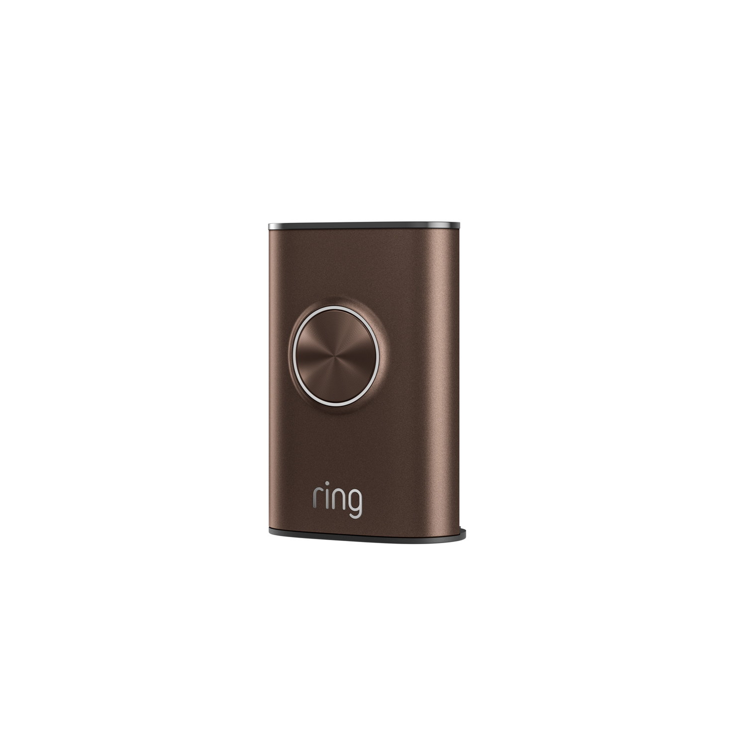 Interchangeable Faceplate - Polished Mocha faceplate for Wired doorbell plus 2nd gen