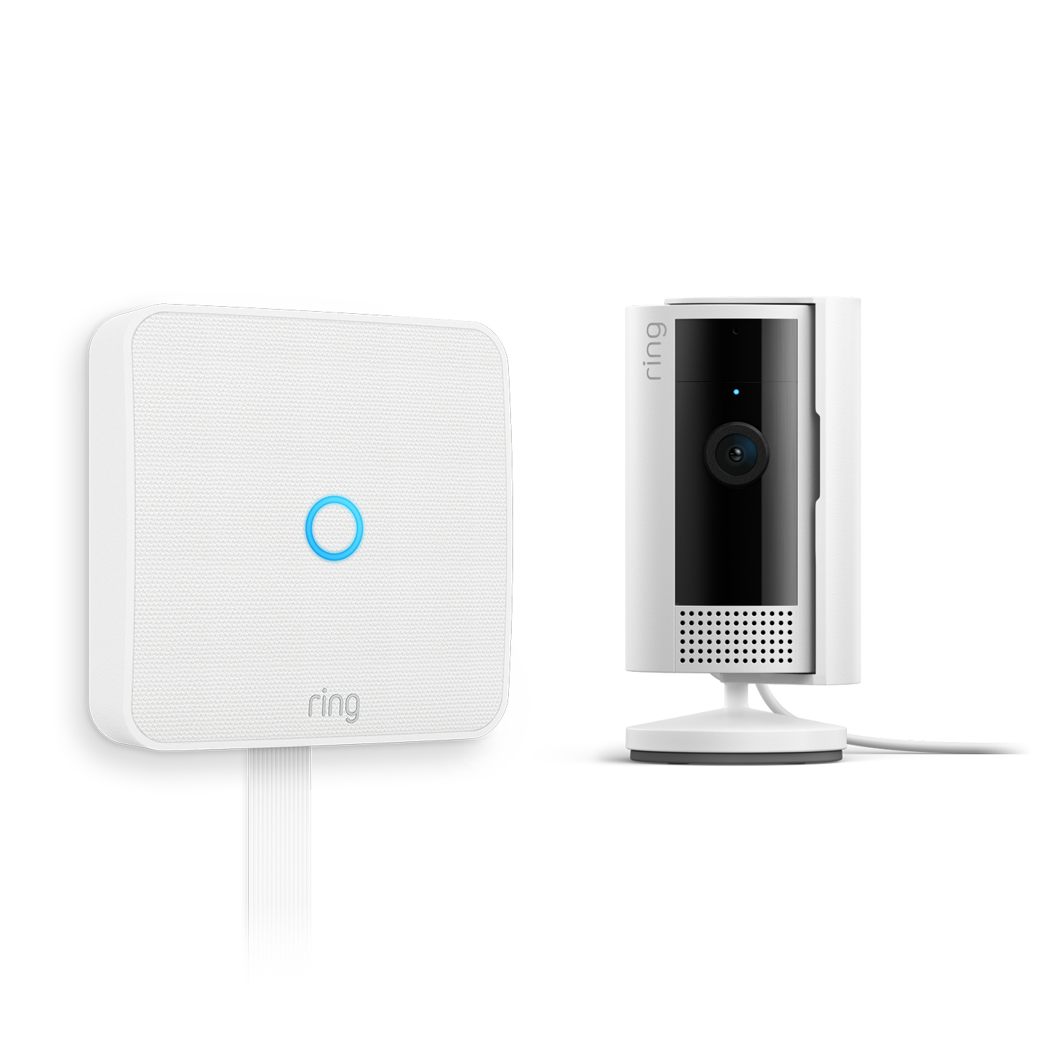 White:Ring Intercom + Indoor Camera (2nd Gen) 